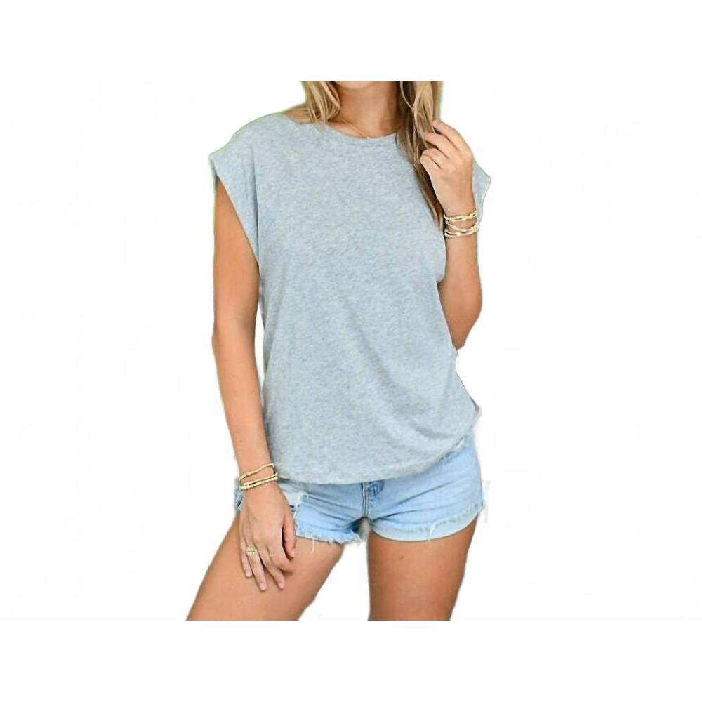 NEW ERIN GRAY blake top in heather gray